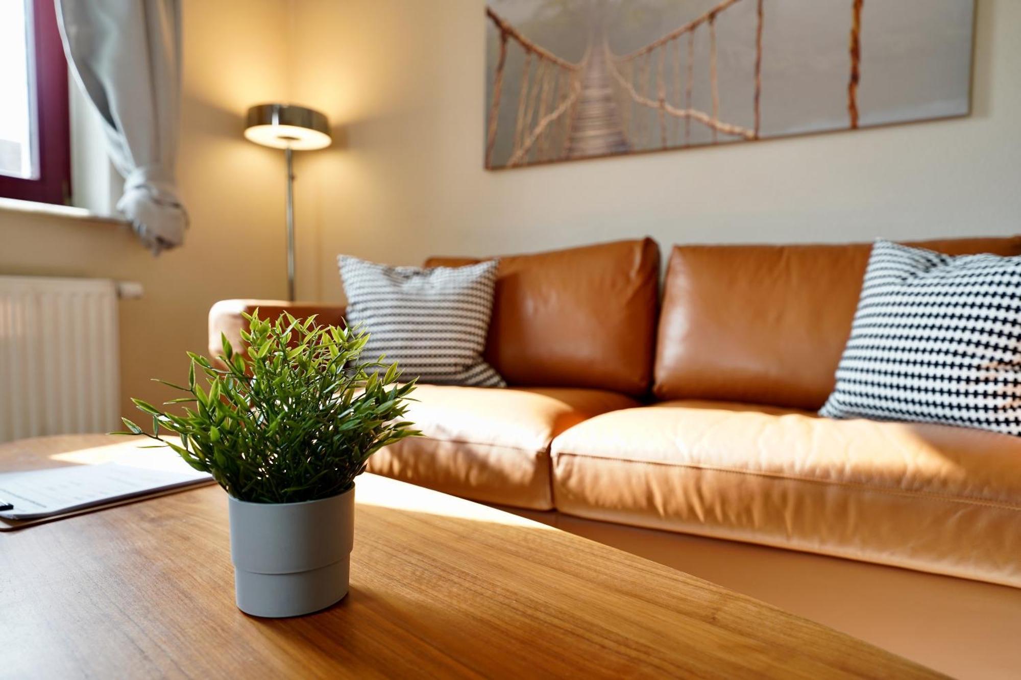 Edler Wohnraum Noble Stadtoase Mit Boxspringbett, Kaffeevollautomat & Parkplatz ツウィッカウ エクステリア 写真